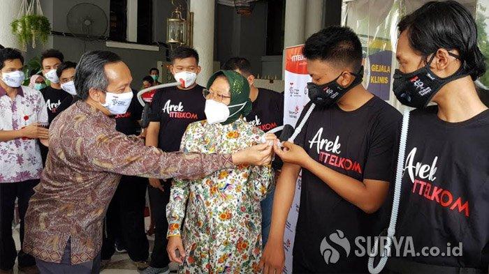 IT Telkom Surabaya Launching Masker  Khusus Untuk Aktivitas Olahraga